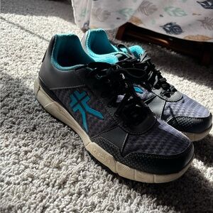 Black and Teal Women's Sneakers